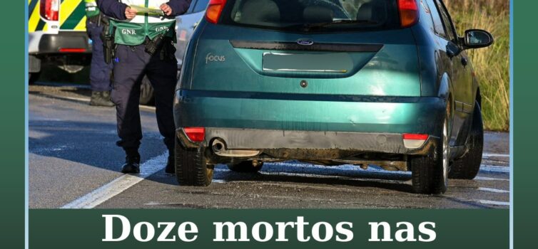 Doze mortos nas estradas e 453 detidos por excesso de álcool