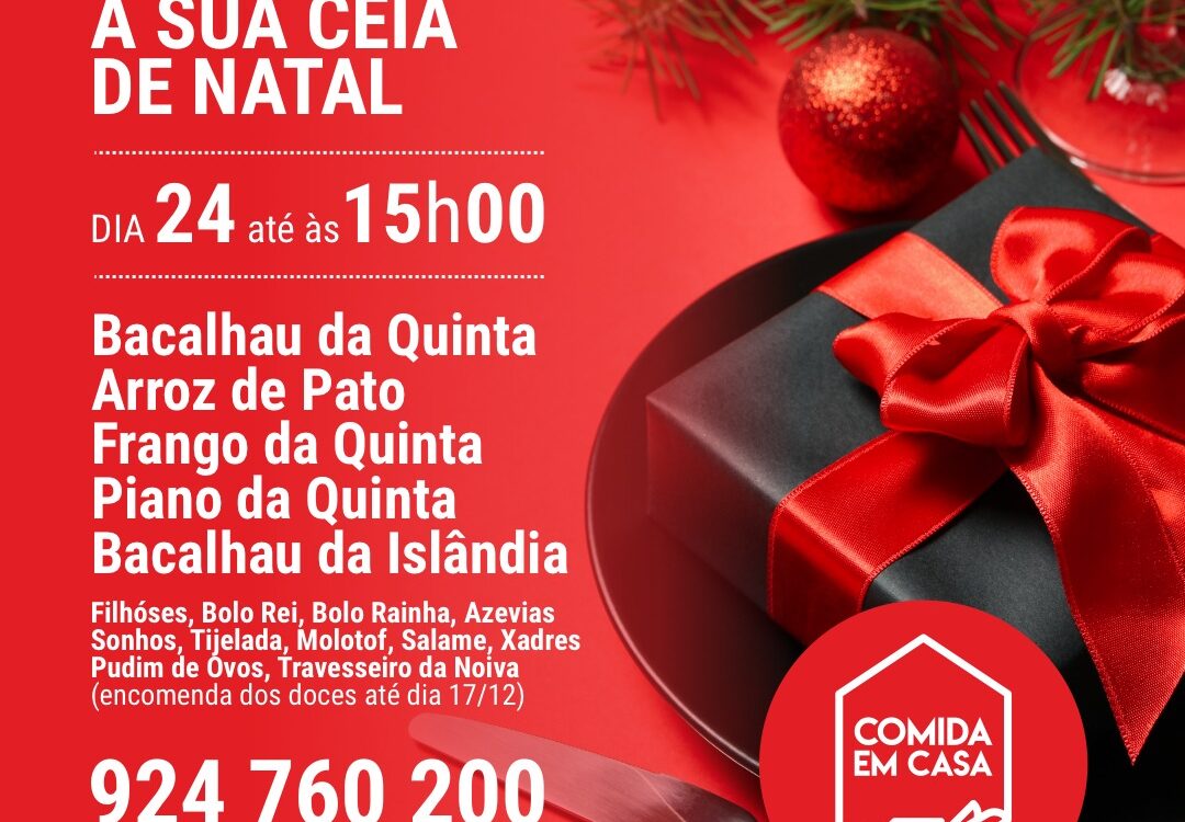 Entregamos a sua Ceia de Natal em Casa!