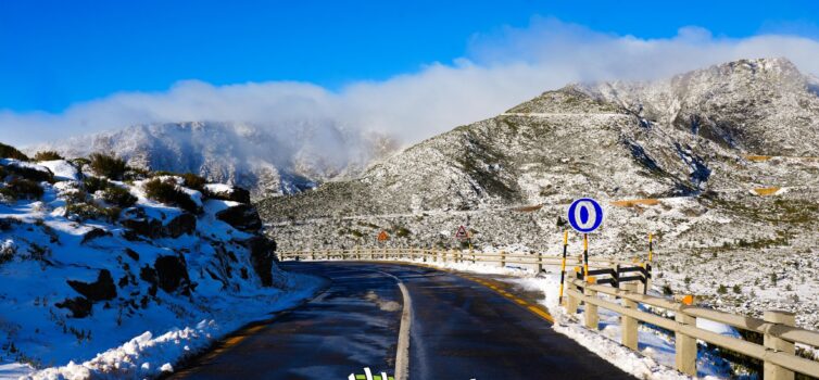 Estradas na Serra da Estrela reabertas