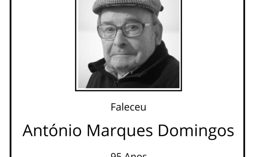 Faleceu António Marques Domingos, natural de Ninho do Açor