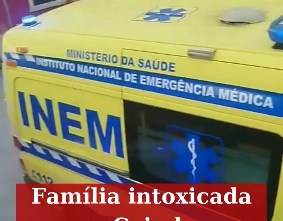 Família intoxicada por monóxido de carbono em Coimbra na manhã de Natal