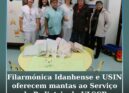 Filarmónica Idanhense/USIN oferece mantas ao Serviço de Pediatria da ULSCB
