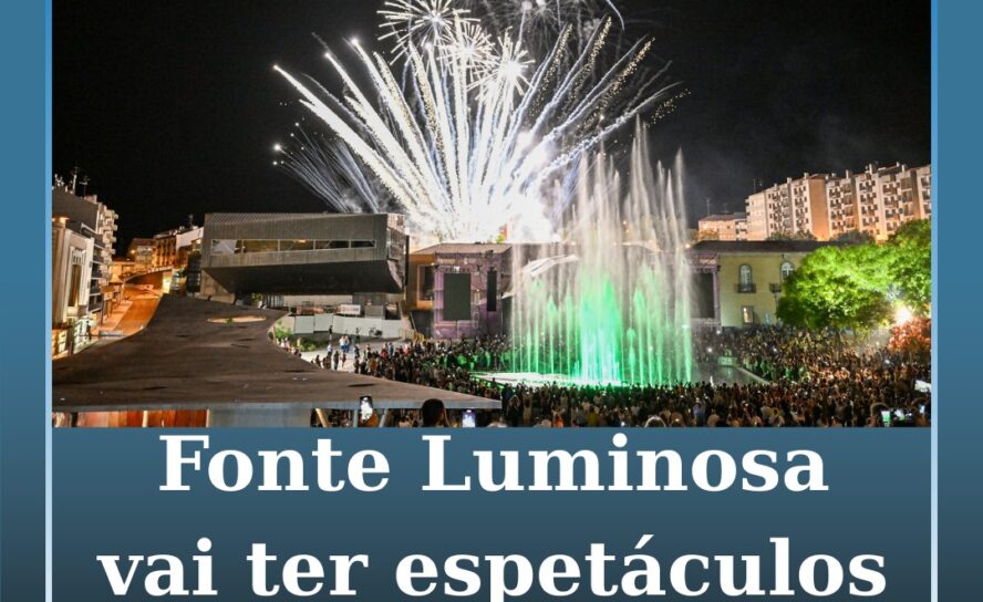 Fonte Luminosa vai ter espetáculos de Natal