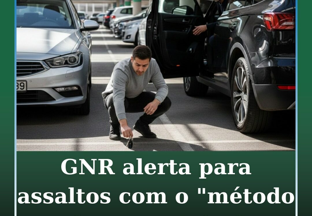 GNR alerta para novo esquema de furtos em estacionamentos