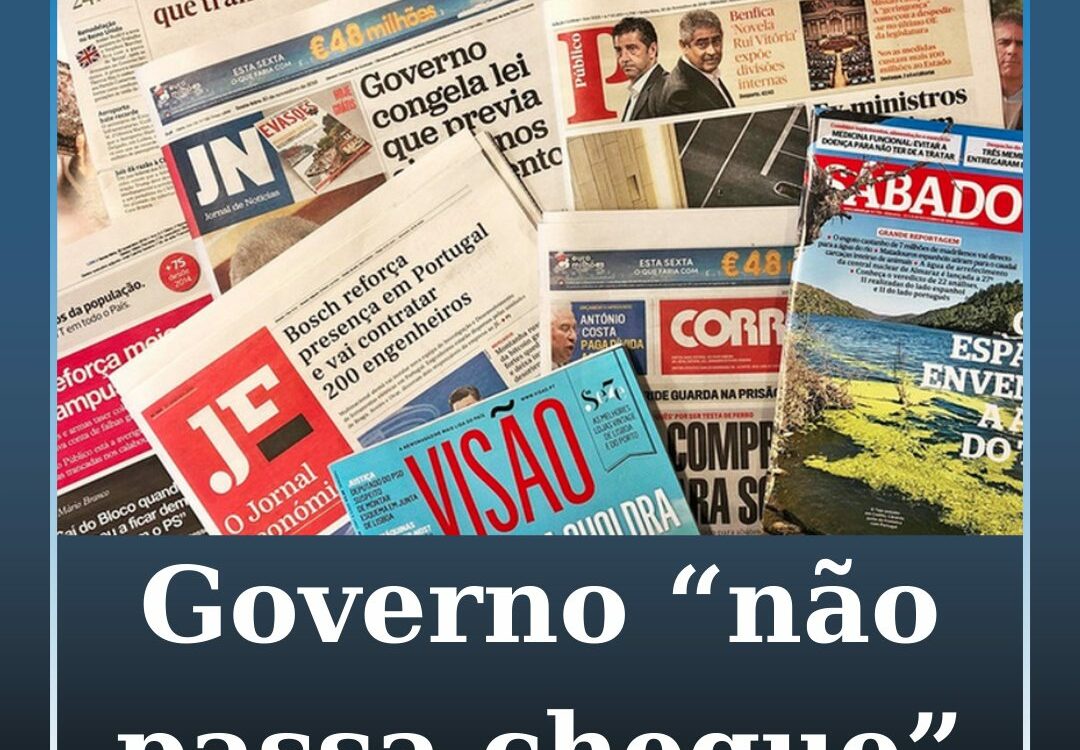 Governo admite soluções para distribuição de imprensa mas sem “passar um cheque”