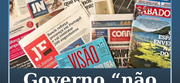 Governo admite soluções para distribuição de imprensa mas sem “passar um cheque”