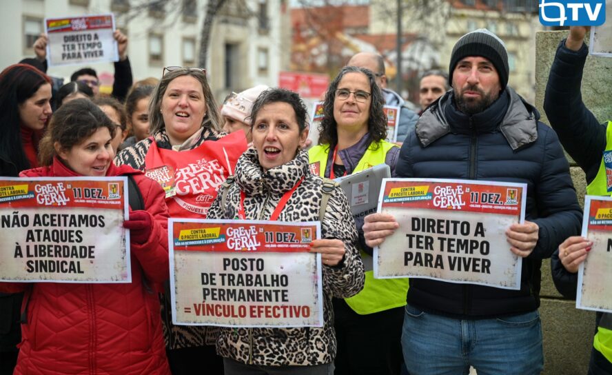 Greve geral volta a unir centrais sindicais e sente-se em força em Castelo Branc
