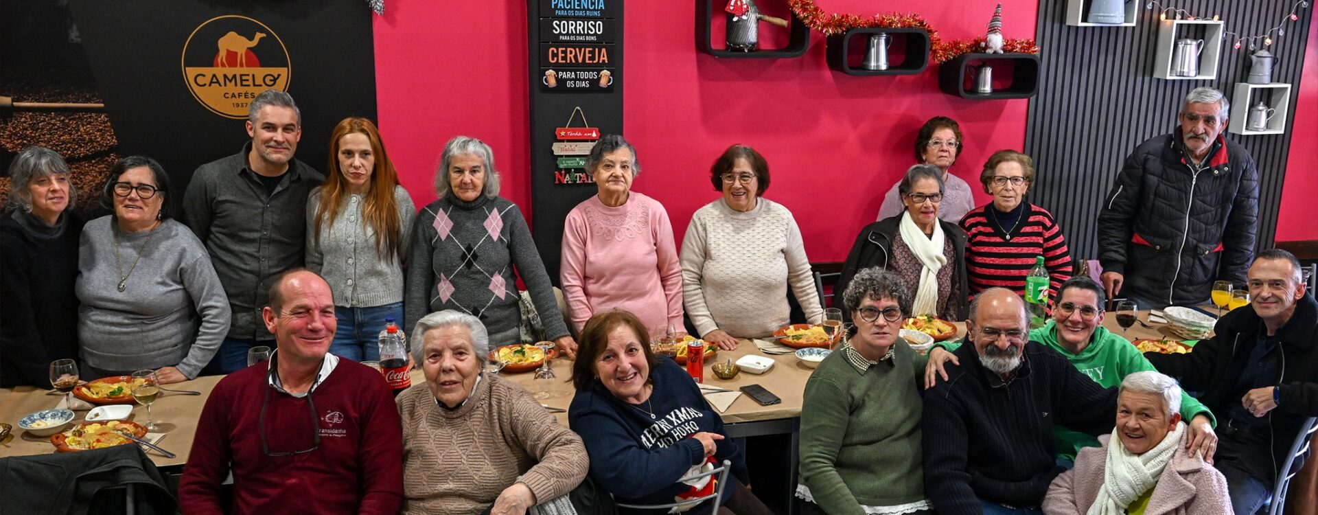 Grupo de residentes no Castelo promovem almoço