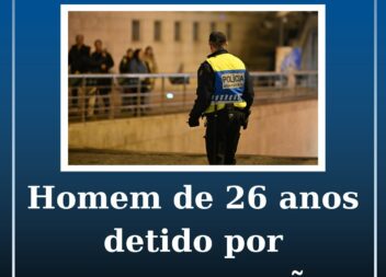 Homem de 26 anos detido por ameça e coação