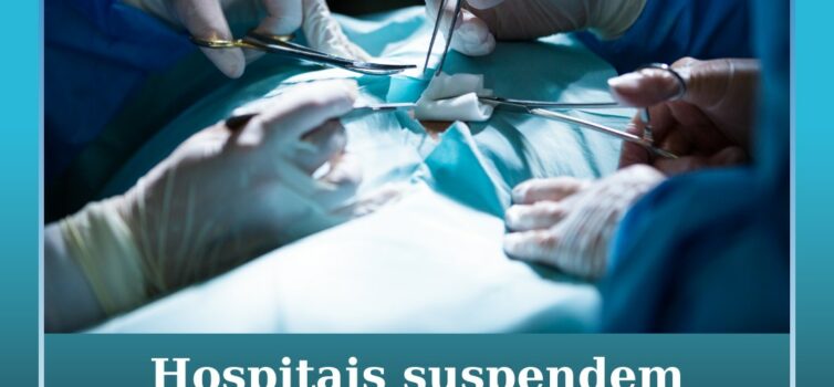 Hospitais suspendem cirurgias para garantir camas para casos respiratórios