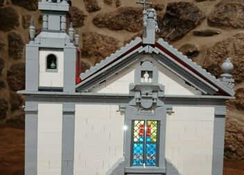 Igreja da Misericórdia da Covilhã recriada em LEGO por residente no Teixoso