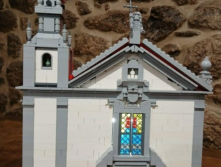 Igreja da Misericórdia da Covilhã recriada em LEGO por residente no Teixoso