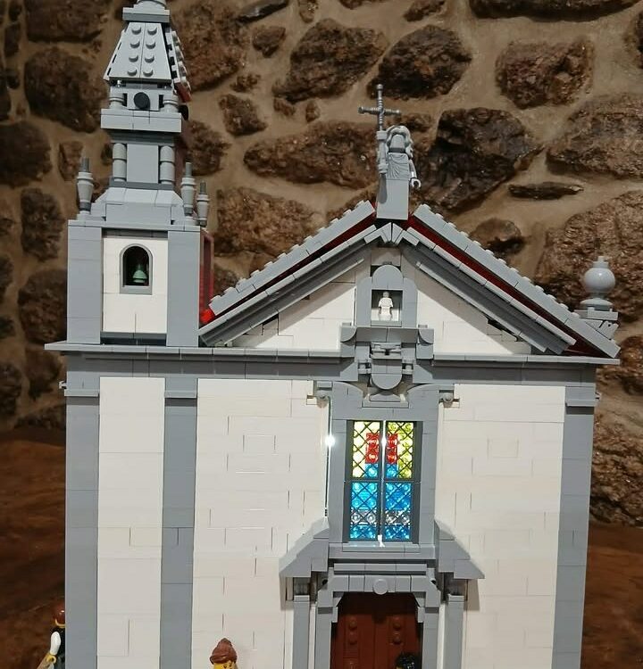 Igreja da Misericórdia da Covilhã recriada em LEGO por residente no Teixoso