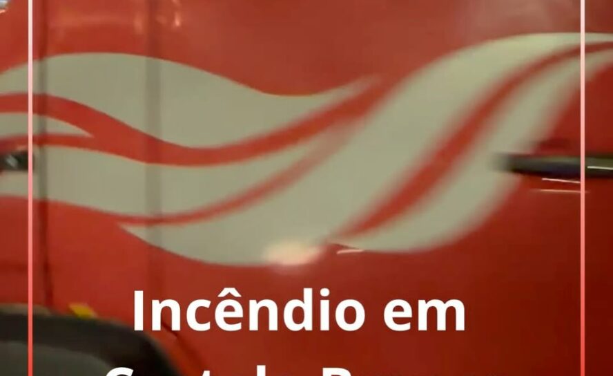 Incêndio habitacional na Quinta Pires Marques