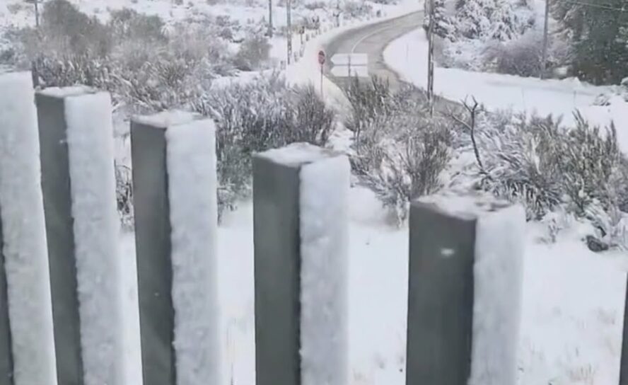 Maior nevão do ano fecha estradas na Serrqa da Estrela