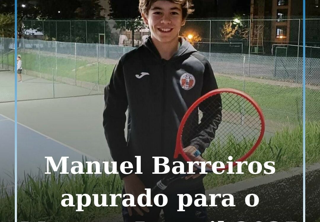 Manuel Barreiros apurado para o Masters Juvenil 2025