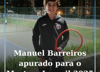 Manuel Barreiros apurado para o Masters Juvenil 2025