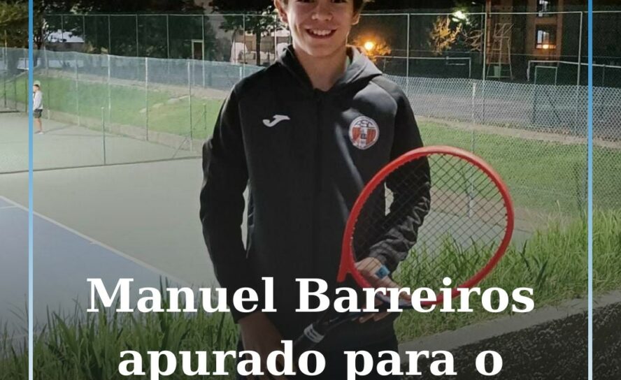 Manuel Barreiros apurado para o Masters Juvenil 2025