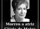 Morreu a atriz Glória de Matos