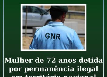 Mulher de 72 anos detida por permanência ilegal em território nacional