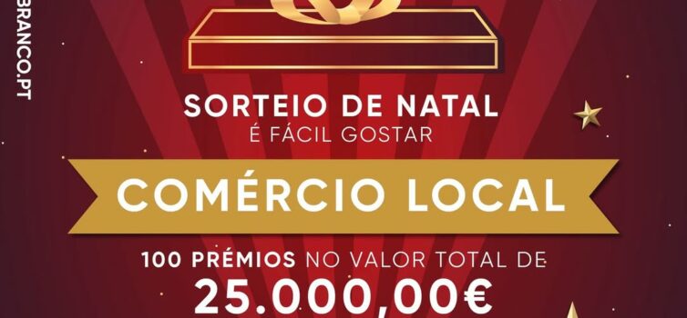 Natal em Castelo Branco – Sorteio de Natal do Comércio Local