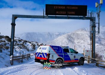 Neve mantém estradas cortadas na Serra da Estrela