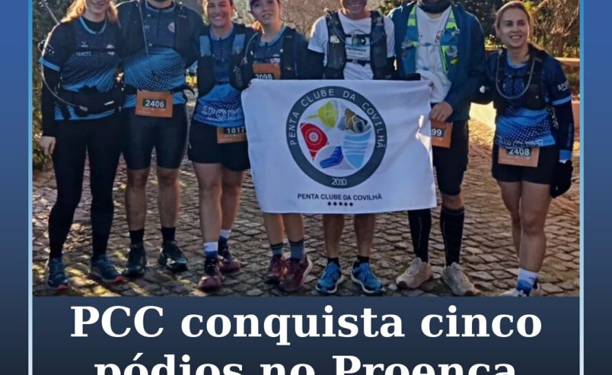 PCC conquista cinco pódios no Proença Cross Trail
