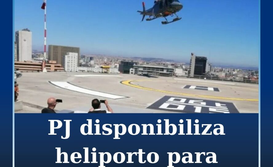 PJ disponibiliza heliporto para transporte de órgãos