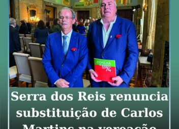 Serra dos Reis renuncia à substituição de Carlos Martins na vereação