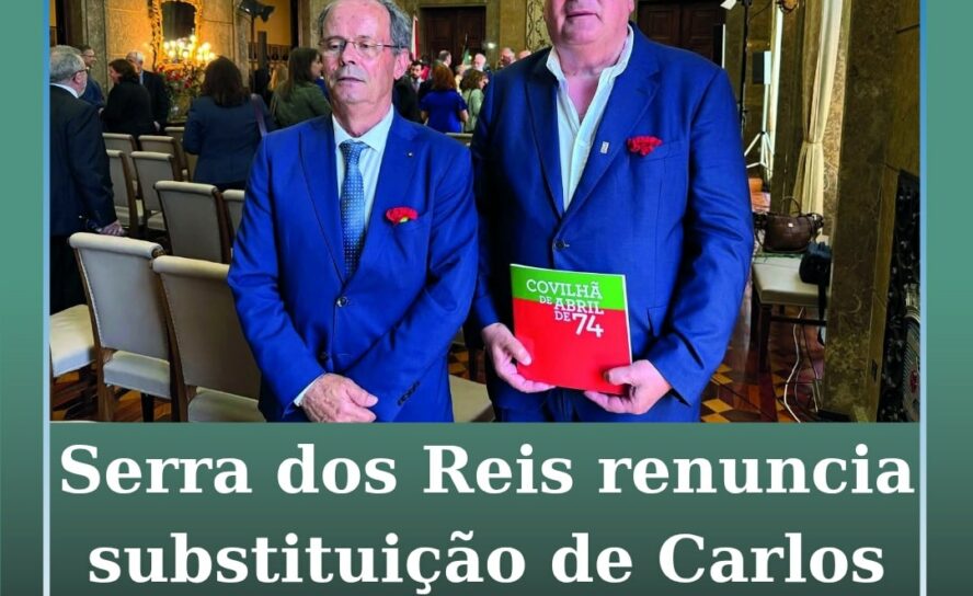 Serra dos Reis renuncia à substituição de Carlos Martins na vereação