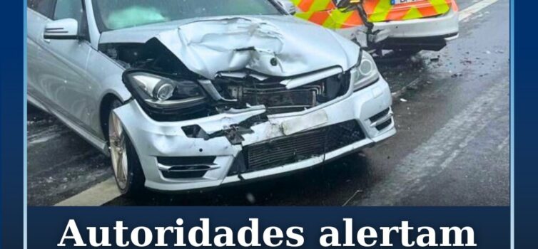 Autoridades alertam para riscos na estrada devido ao gelo e neve