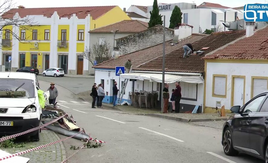 Tempestade Kristin em Vila Velha de Ródão