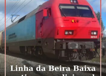 Circulação ferroviária continua condicionada na Linha da Beira Baixa