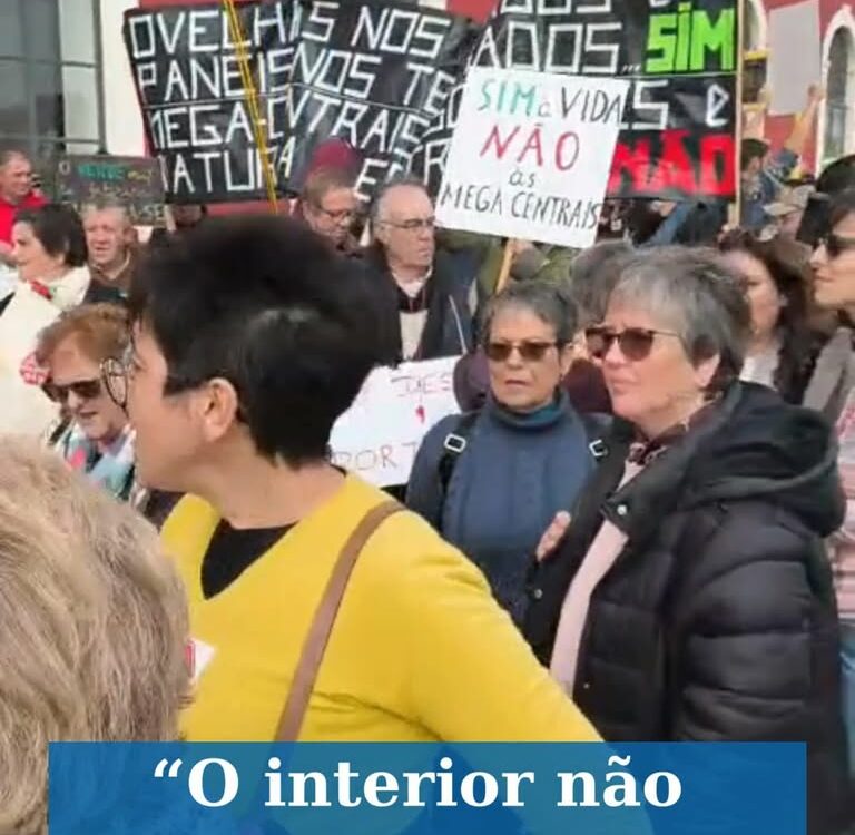 Manifesta\u00e7\u00e3o contra megacentrais solares em Lisboa\n\n\u200bSob o mote