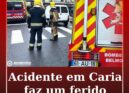 Acidente em Caria faz um ferido