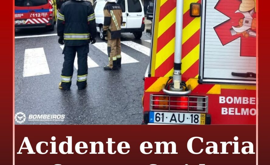 Acidente em Caria faz um ferido