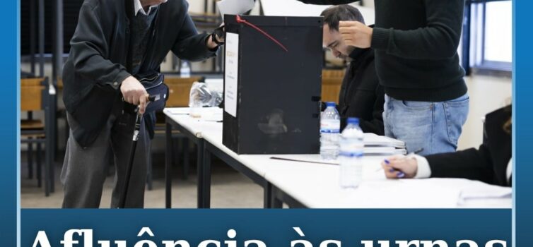 Afluência às urnas ultrapassa 21% até ao meio-dia