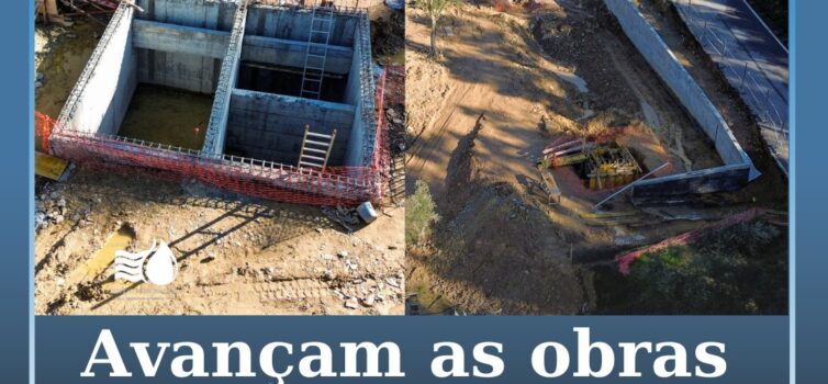 Avançam as obras da nova ETAR de Tojeiras