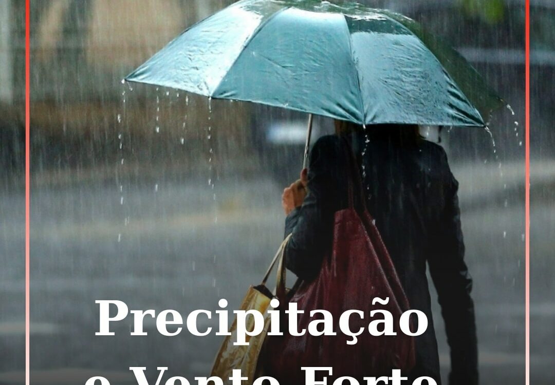 Aviso à População – Precipitação e Vento Forte