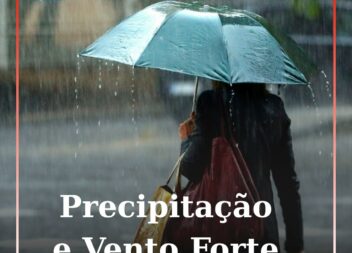 Aviso à População – Precipitação e Vento Forte