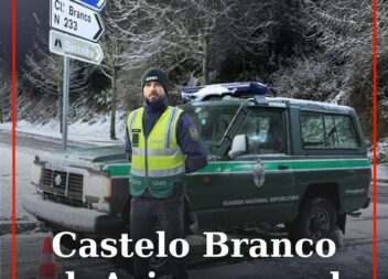 Aviso amarelo por queda de neve em Castelo Branco e Guarda