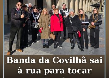 Banda da Covilhã sai à rua para tocar as Janeiras