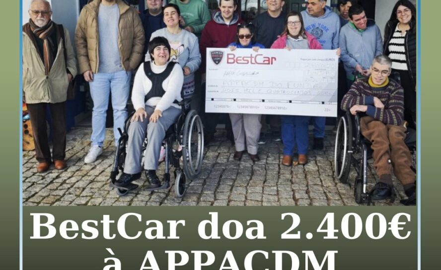 BestCar doa 2.400€ à APPACDM do Fundão