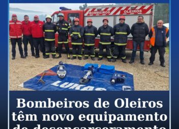 Bombeiros de Oleiros reforçam meios com novo equipamento de desencarceramento