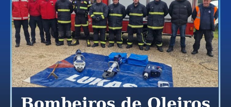 Bombeiros de Oleiros reforçam meios com novo equipamento de desencarceramento
