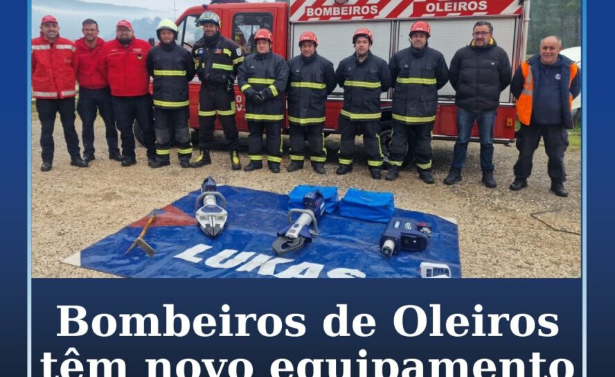 Bombeiros de Oleiros reforçam meios com novo equipamento de desencarceramento