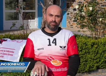 Bruno Bonifácio é bombeiro do quadro de honra dos Bombeiros Voluntários da Covil