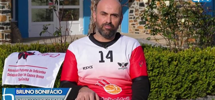 Bruno Bonifácio é bombeiro do quadro de honra dos Bombeiros Voluntários da Covil