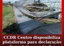 CCDR Centro disponibiliza plataforma para declaração de prejuízos agrícolas