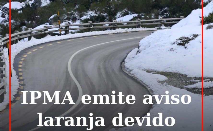 Castelo Branco e Guarda sob aviso laranja devido à queda de neve